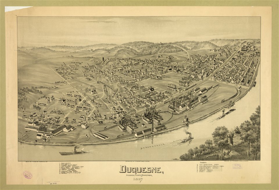 Duquesne, Allegheny County Pennsylvania, 1897 LCCN2003681815