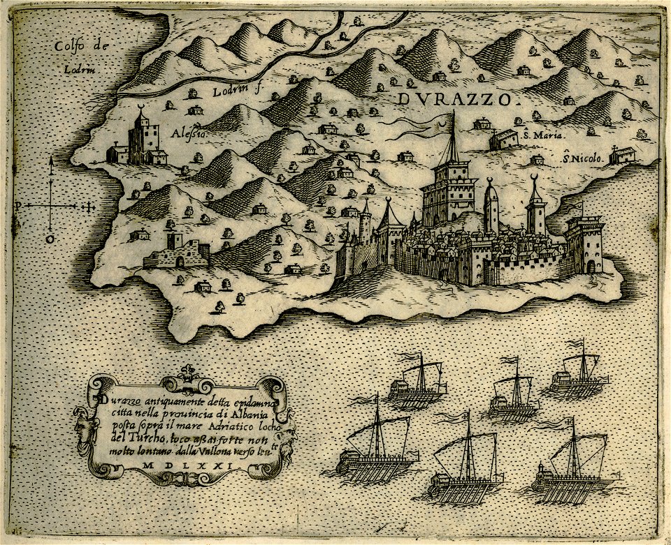 Durazzo - Camocio Giovanni Francesco - 1574