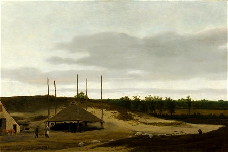 Dune Landscape with Haystack by Pieter Post Mauritshuis 970