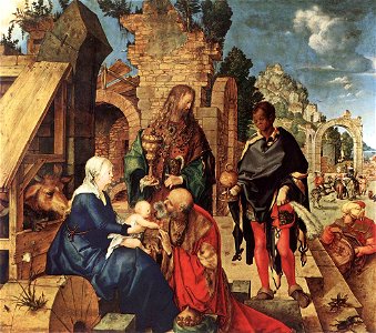 Durer, adorazione dei magi 01