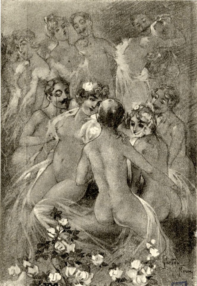 Dumont - Paris-Éros. Première série, Les maquerelles inédites, 1903 - Poteaux
