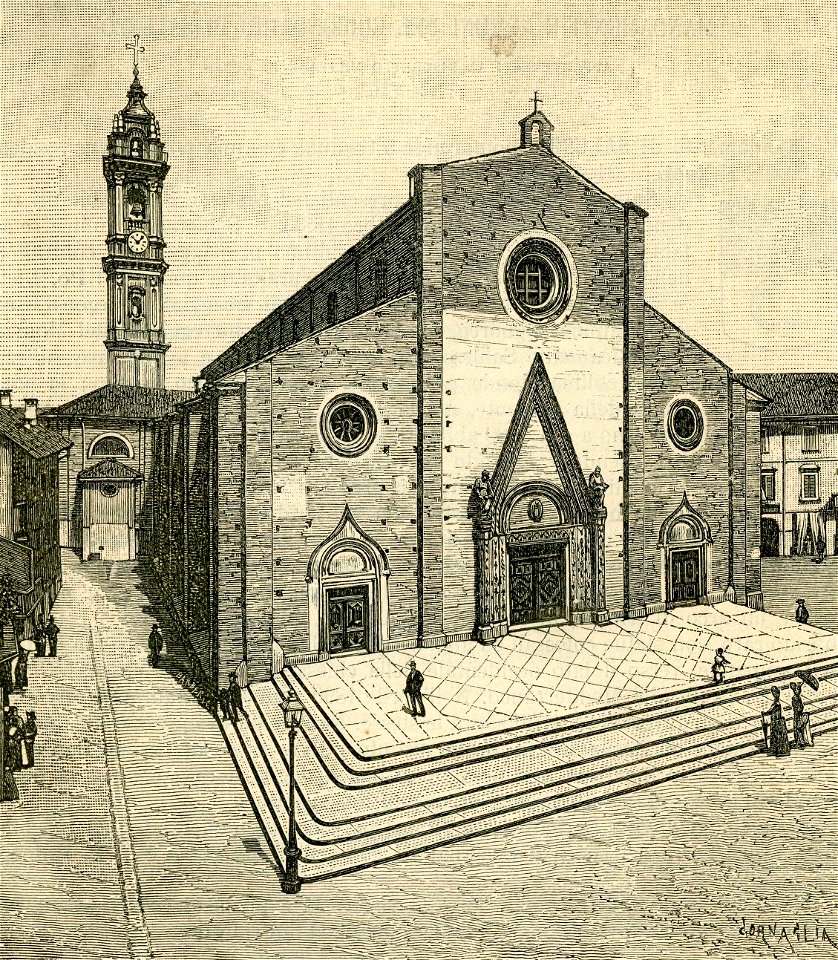 Duomo di Saluzzo (xilografia)