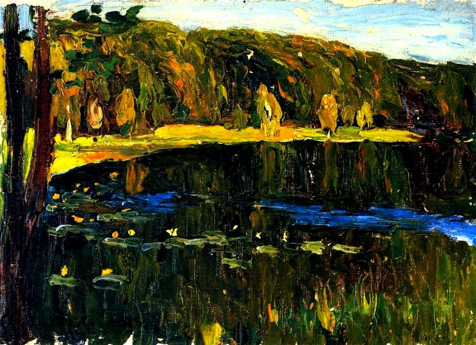 Dunkler Lake Kandinskiy