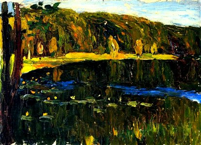 Dunkler Lake Kandinskiy