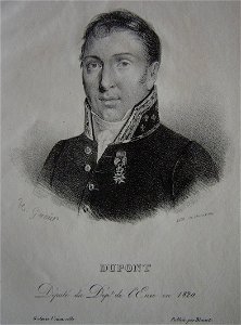 Dupont député de l'Eure en 1820