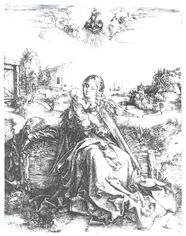 Dürer - Die heilige Familie mit der Libelle