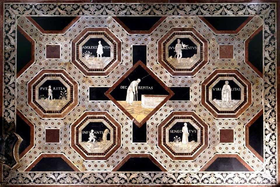 Duomo di Siena, Sette età dell'uomo