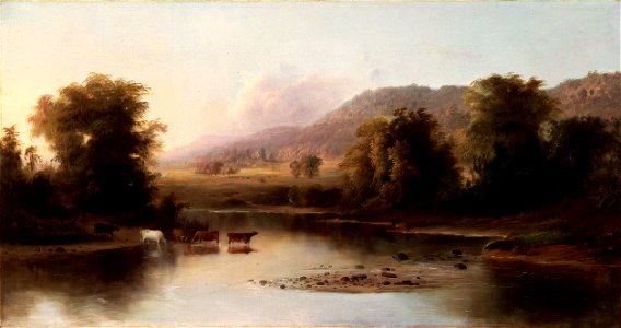 Robert Seldon Duncanson - View of the St. Anne’s River - 163-1966 - Saint Louis Art Museum