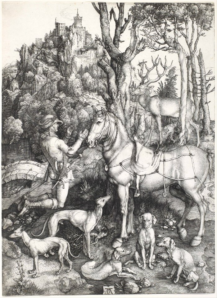 Albrecht Dürer - Saint Eustace - Google Art Project
