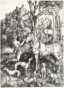 Albrecht Dürer - Saint Eustace - Google Art Project