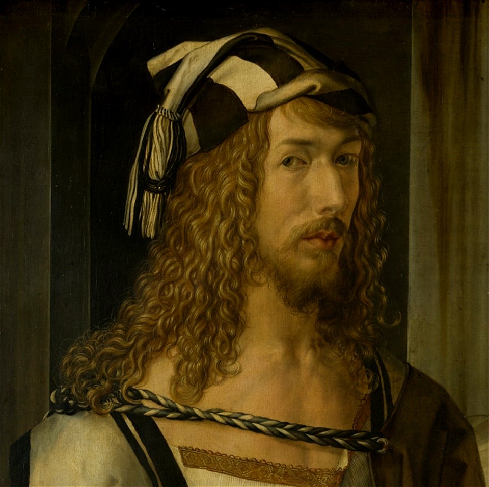 Dürer, Albrecht - Self-Portrait (Madrid), head