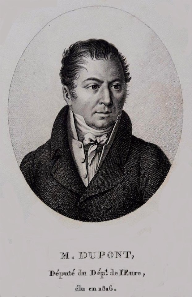 Dupont député de l'Eure élu en 1816