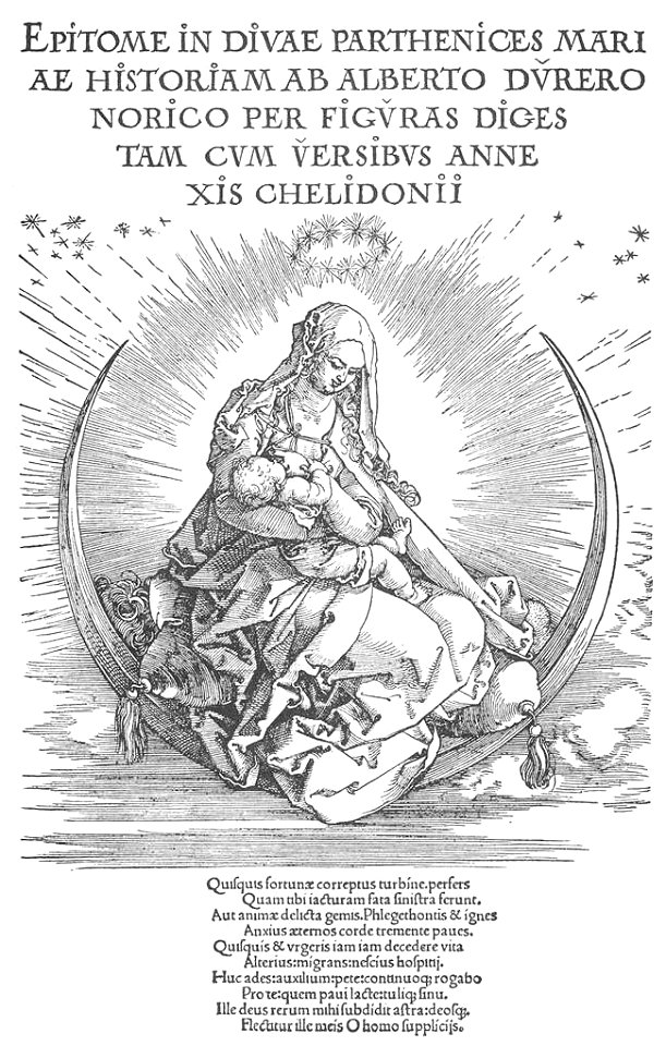 Durer, vita della vergine 00 fontespizio