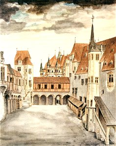 Durer-Castle-Innsbruck. Free illustration for personal and commercial use.