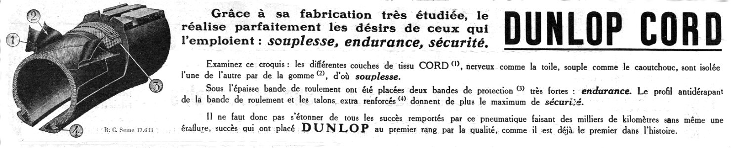 Dunlop Cord-1924