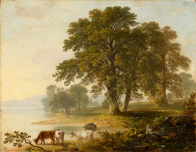 Asher B. Durand - Study for Summer Afternoon (c. 1865)