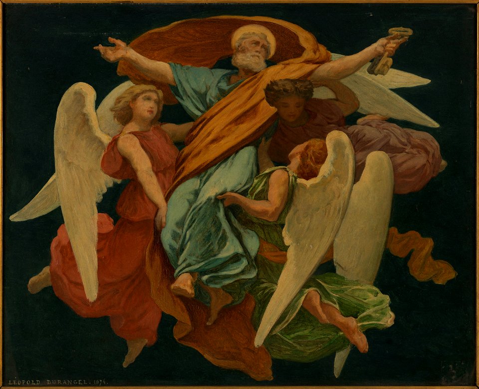 Durangel - Esquisse pour l'église de Charenton-le-Pont , Glorification de saint Pierre - PPP4572 - Musée des Beaux-Arts de la ville de Paris