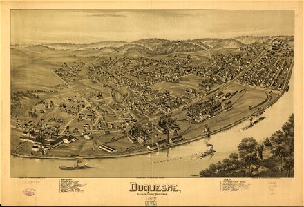 Duquesne, Allegheny County, Pennsylvania 1897. LOC 75694962