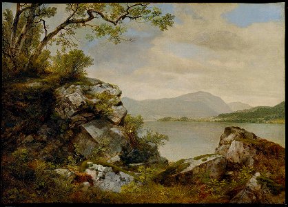 Asher Brown Durand - Lake George, New York - 47.1233 - Museum of Fine Arts. Free illustration for personal and commercial use.