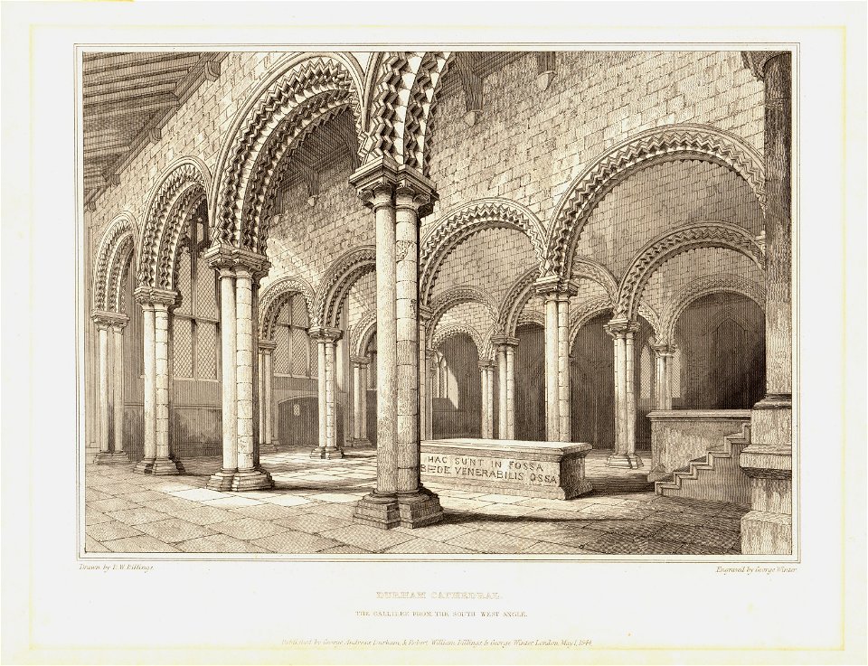 Durham Gallilee Engraving 1844