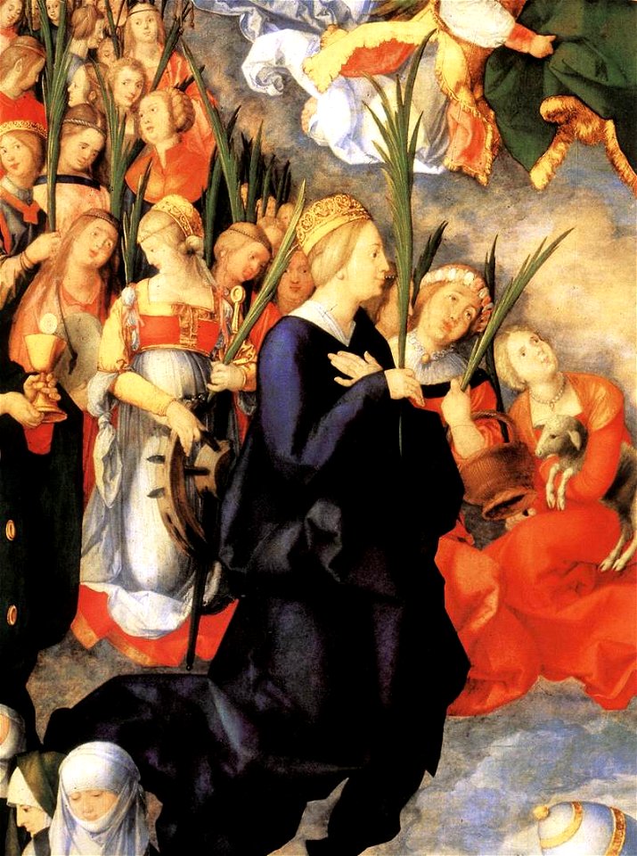Durer, Adoration of the Trinity 02