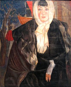 Dushka by Boris Grigoriev (1917, private coll.)