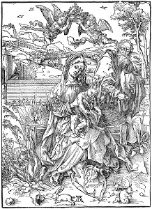 Durer, Holy Family with Three Hares