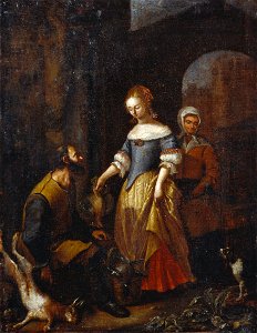 Dutch - Lady buying Game - Google Art Project