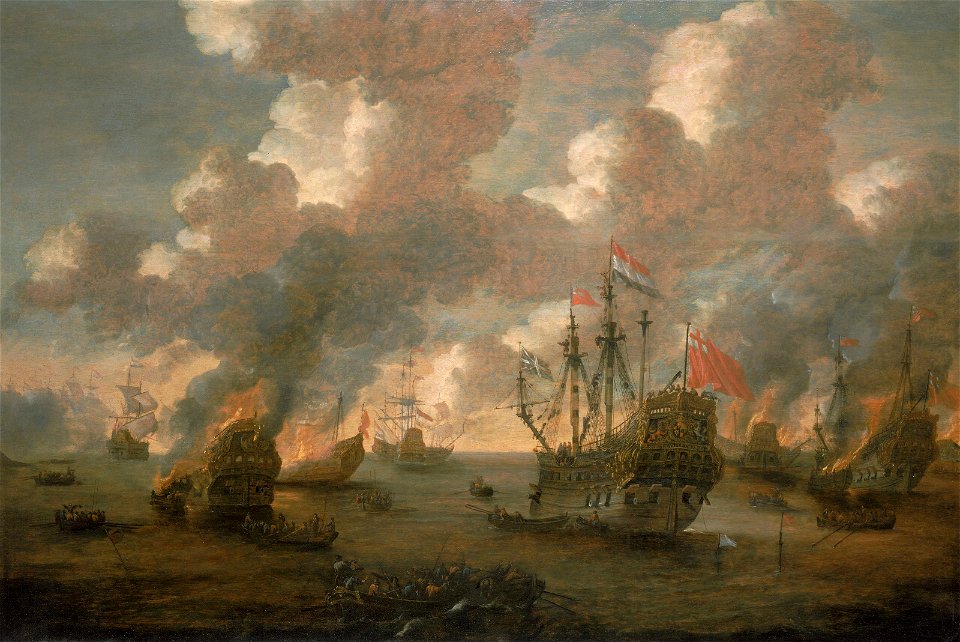 Dutch Attack on the Medway, 9-14 June 1667 RMG BHC0293