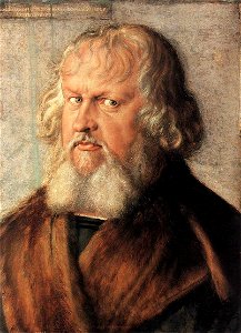 Albrecht Dürer - Portrait of Hieronymus Holzschuher - WGA7022. Free illustration for personal and commercial use.