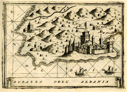 Durazzo dell' Albania - Coronelli Vincenzo - 1688