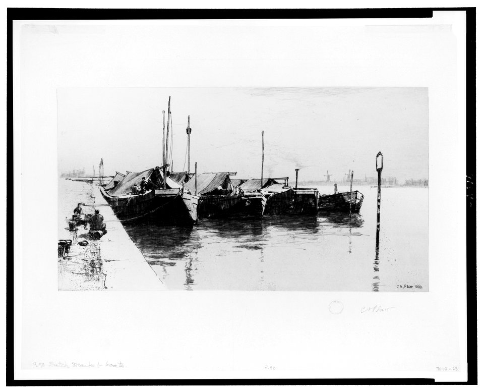 Dutch market boats LCCN96512368
