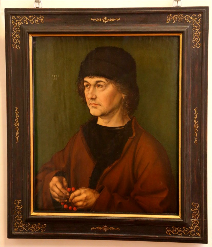 Albrecht Duerer Portrait des Vaters Uffizien Florenz-01