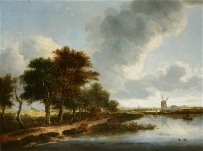 Dutch School - A Dutch River Landscape - 814162 - National Trust