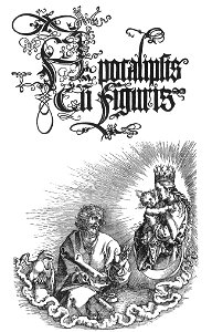 Durer, apocalisse, 00 frontespizio dell'edizione del 1511