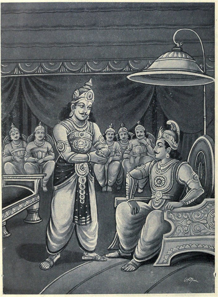 Duryodhana pleads with Shalya to become Karna's charioteer