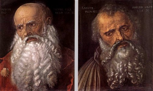 Durer, santi giacomo e filippo