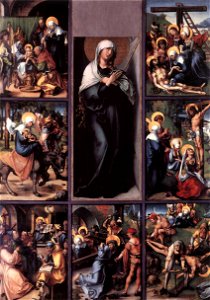 Durer, polittico dei sette dolori, ricostruzione