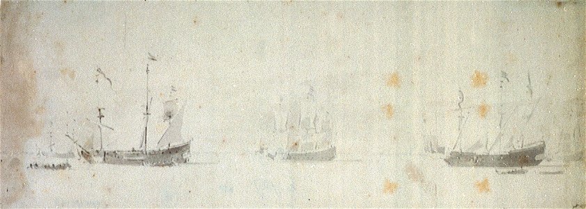 Dutch ships at anchor RMG PW6818