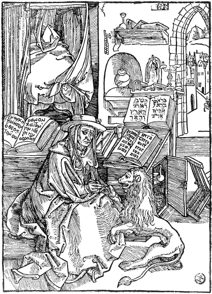 Durer, san girolamo, 1492