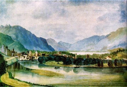 Albrecht Dürer - Ansicht von Trient vom Norden