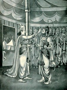 Duryodhana choose Dronacharya as commander in chief. jpgg