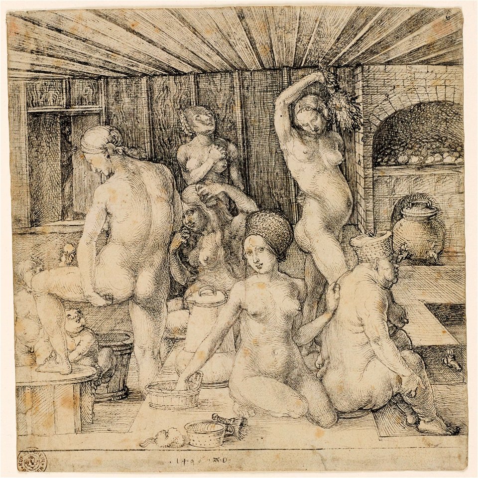 Albrecht Dürer - Das Frauenbad (1496)