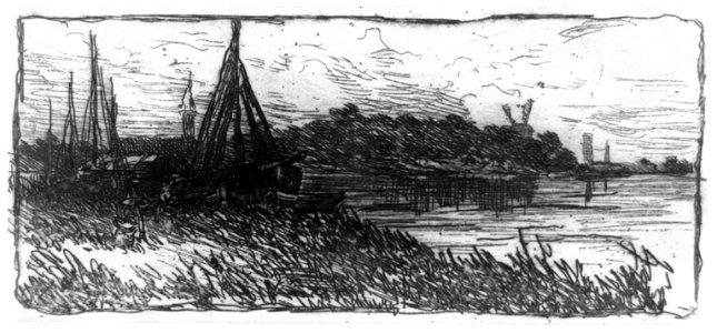Dutch canal scene LCCN96512372