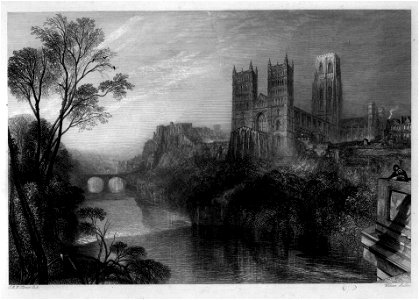 Durham engraving by William Miller after Turner