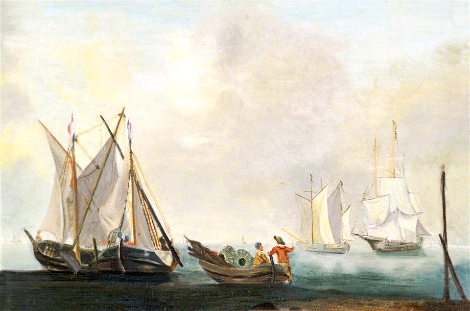 Dutch School (after) - Shipping in a Calm Sea - 1175965 - National Trust