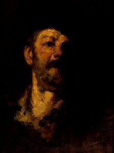 Frank Duveneck - Study Head, Man with Hat - 20-1921 - Saint Louis Art Museum