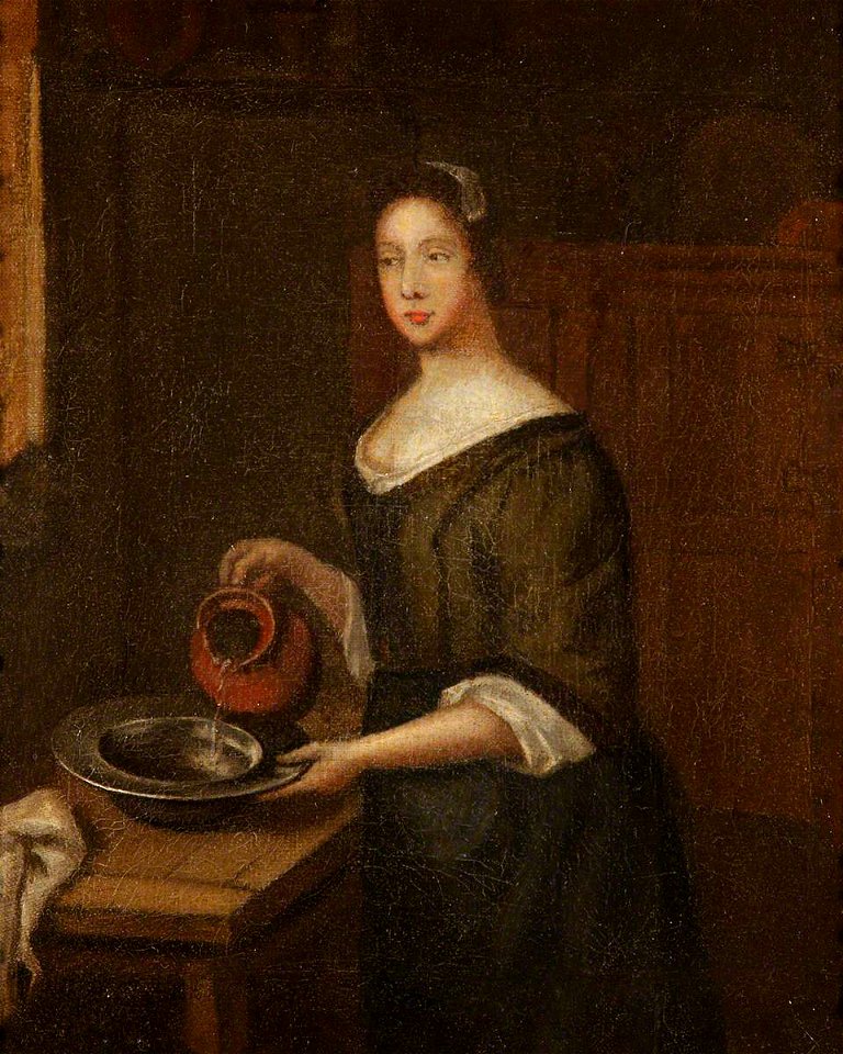 Dutch School - An Interior with a Servant Girl - 1151395 - National Trust