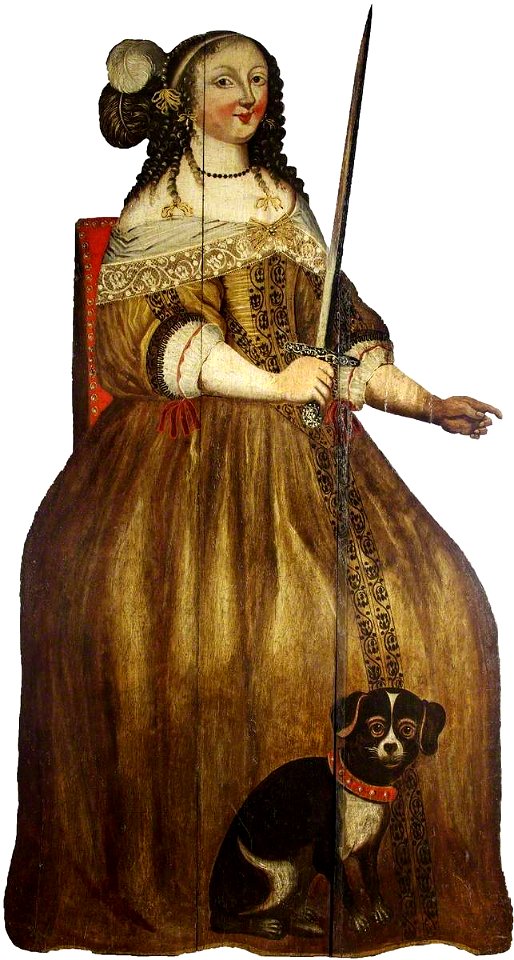 Dutch School - Silent Companion, Woman with a Sword (Vigilance^) (dummy board) - 1336274 - National Trust