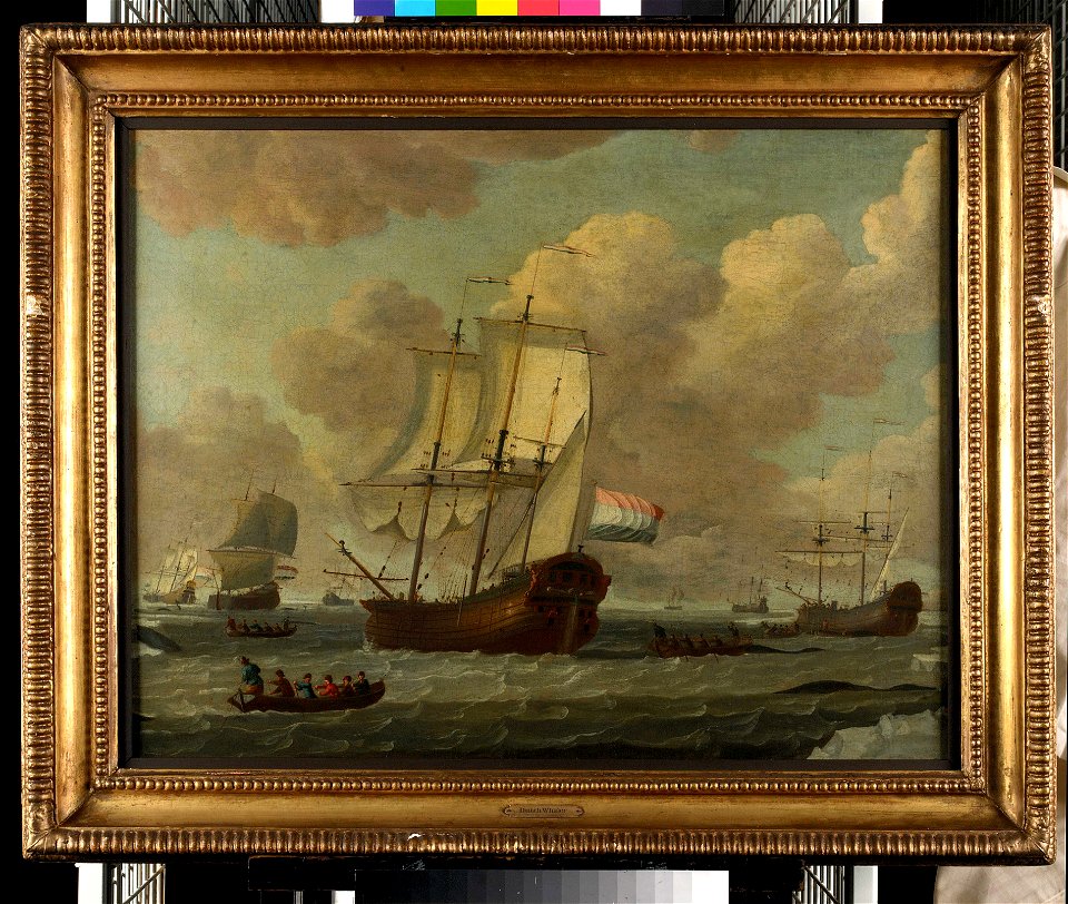 Dutch whalers in the ice RMG BHC1017